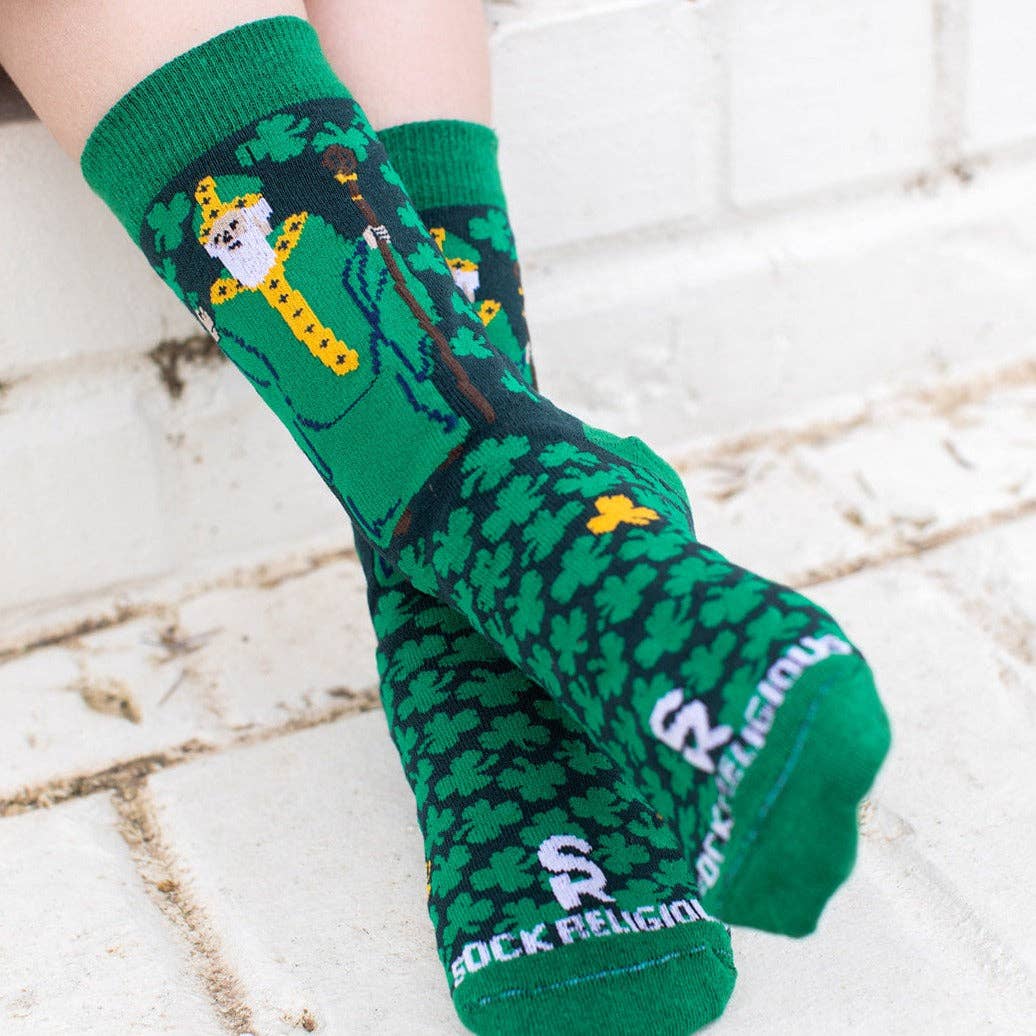 Sock Religious - Wholesale Socks - Kids - St. Patrick Kids Socks3