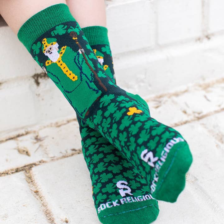 Sock Religious - Wholesale Socks - Kids - St. Patrick Kids Socks3