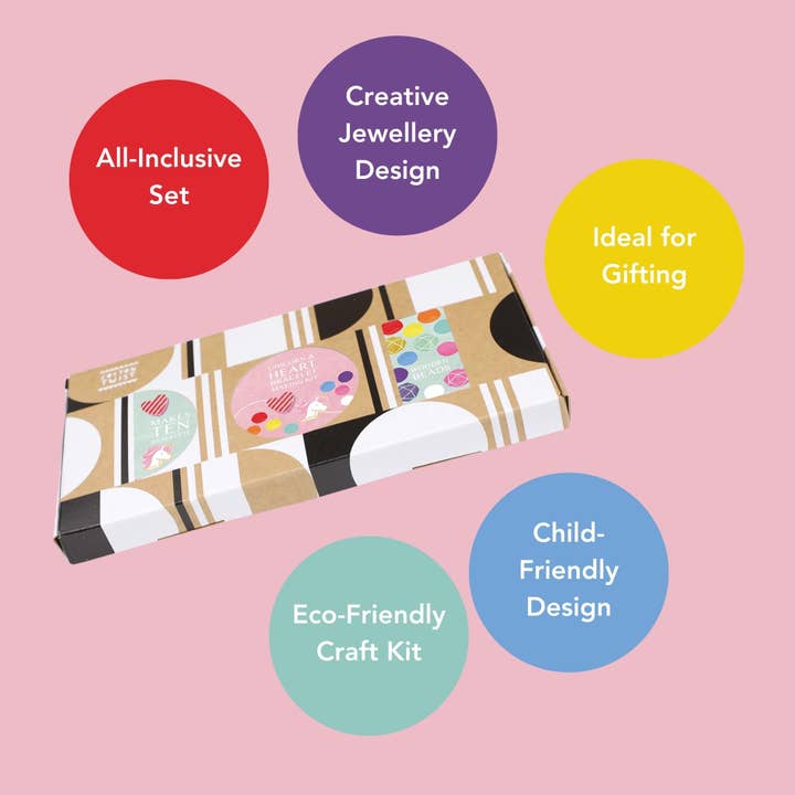 Cotton Twist (USA DUTIES PAID) - Wholesale DIY Jewelry - Kids - Unicorn & Heart Bracelet Making Kit7