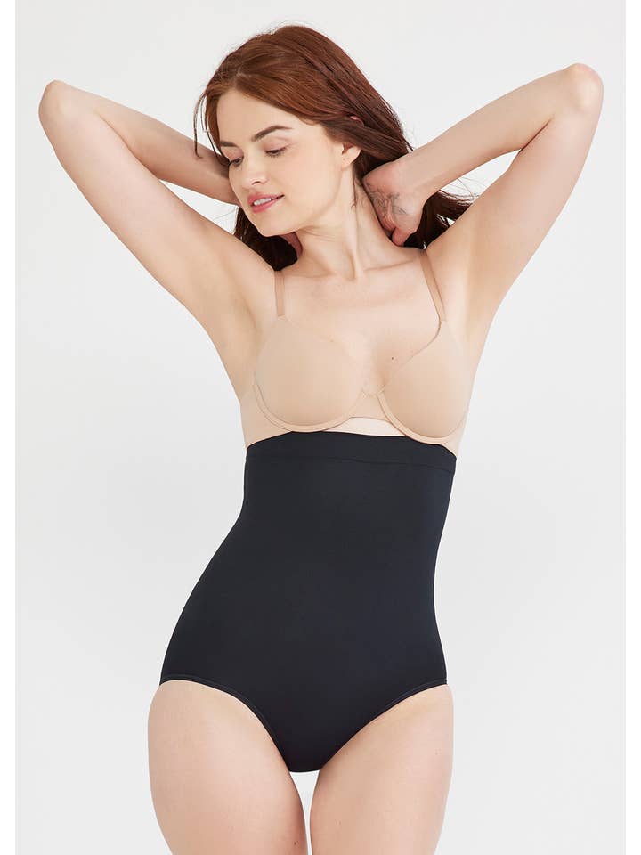 Yummie - Wholesale Shapewear - Women's - Seamless Solutions - High Waist Shapewear Brief - Plus Sizes1