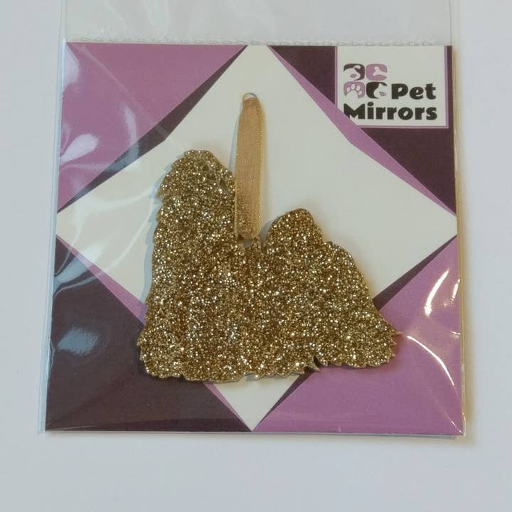 Glitzer-Shih Tuz Weihnachtsdekoration für den Großhandel von Pet Mirrors