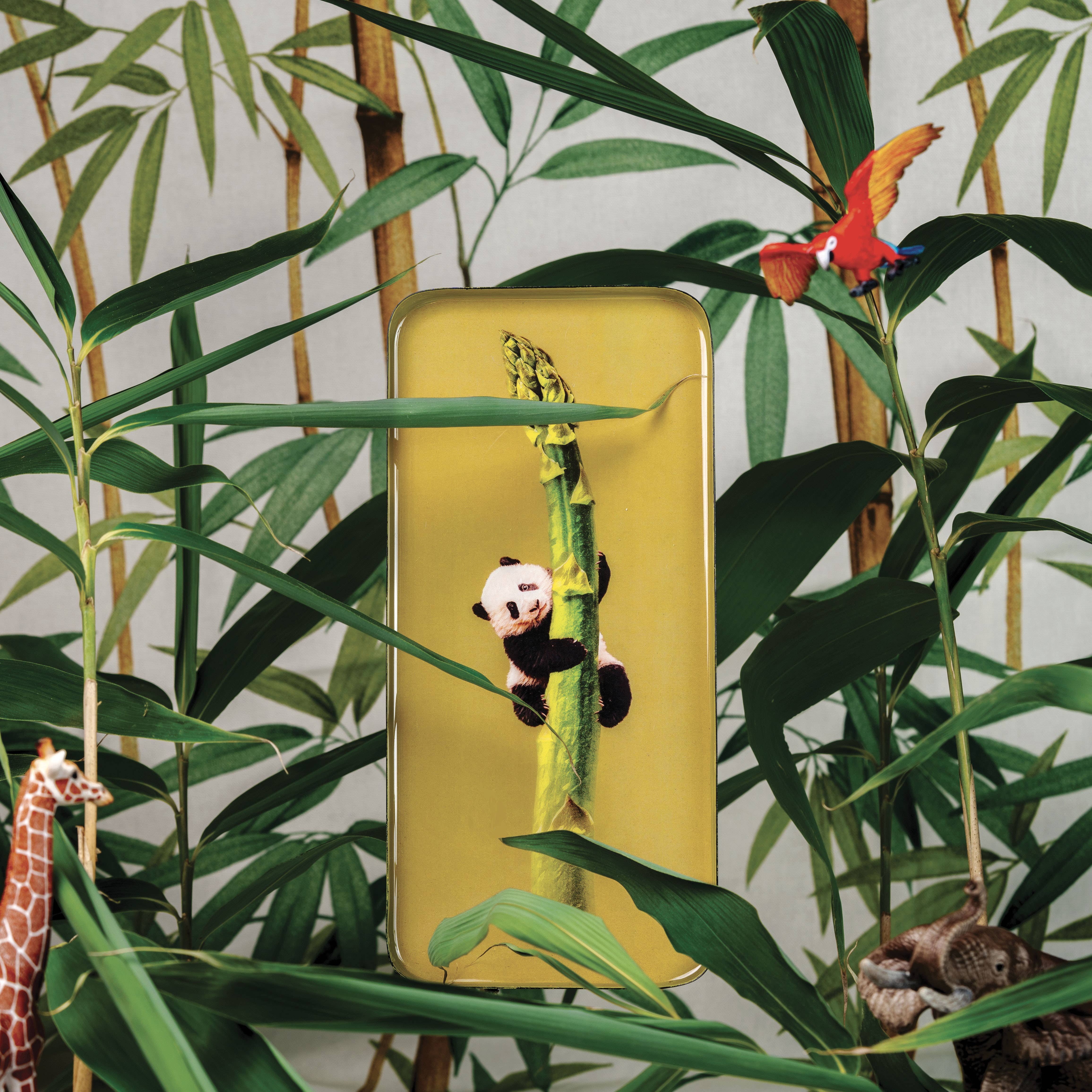 Gangzaï Design – wholesale Prydnadsbricka – Sacha rektangulär handgjord bricka i järn2