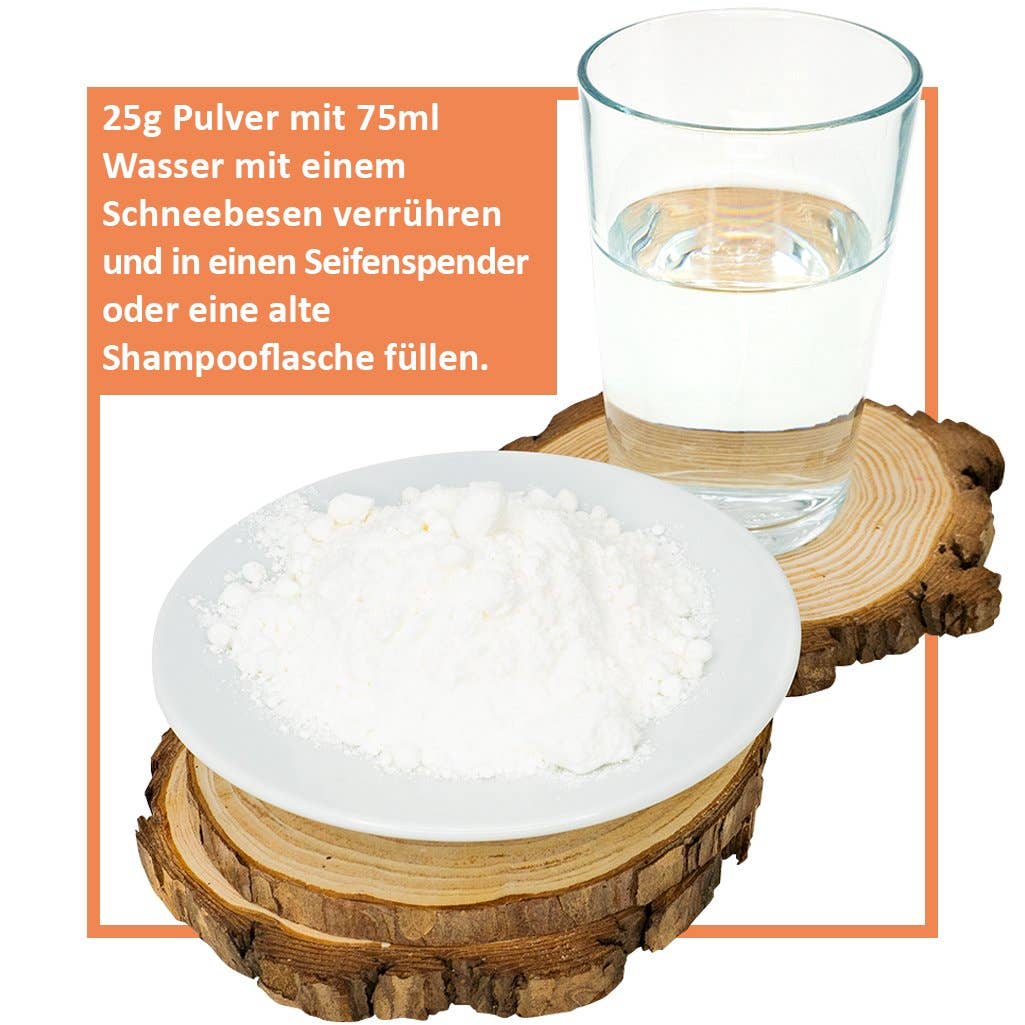 Seifen-Shop - Wholesale Shampoo Puck/Solid Shampoo - Macadamia Orange Shampoo Powder1