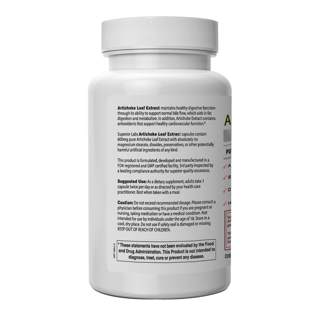 Superior Labs - Wholesale Oral Supplement/Vitamin - Artichoke Leaf Extract1