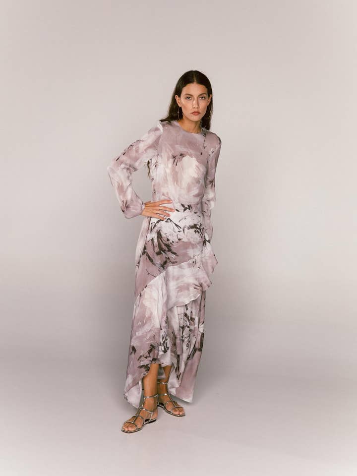 Abito in georgette per la vendita all'ingrosso da parte di simona bonacci