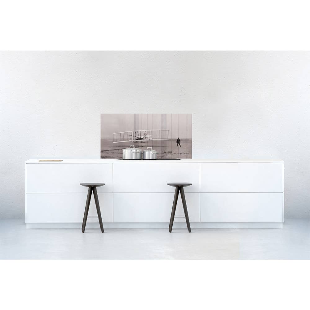 Coolors by Web Com S.a.s. – Arte de parede dimensional/3D por atacado – Painel de parede - Alumínio brilhante com design vintage 124,4 x 61,5 cm9