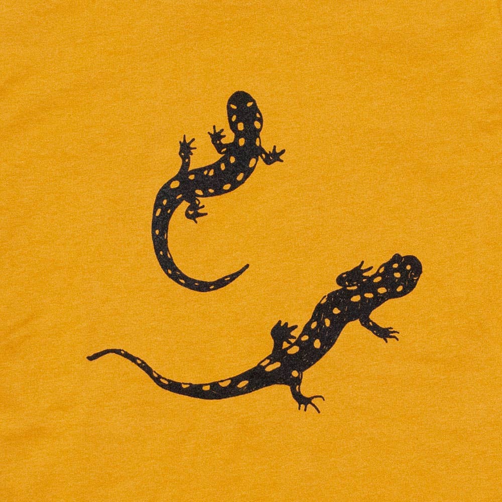 Cinder + Salt – wholesale Screen-printed t-shirt – Kids – Kids Spotted Salamander Tee1