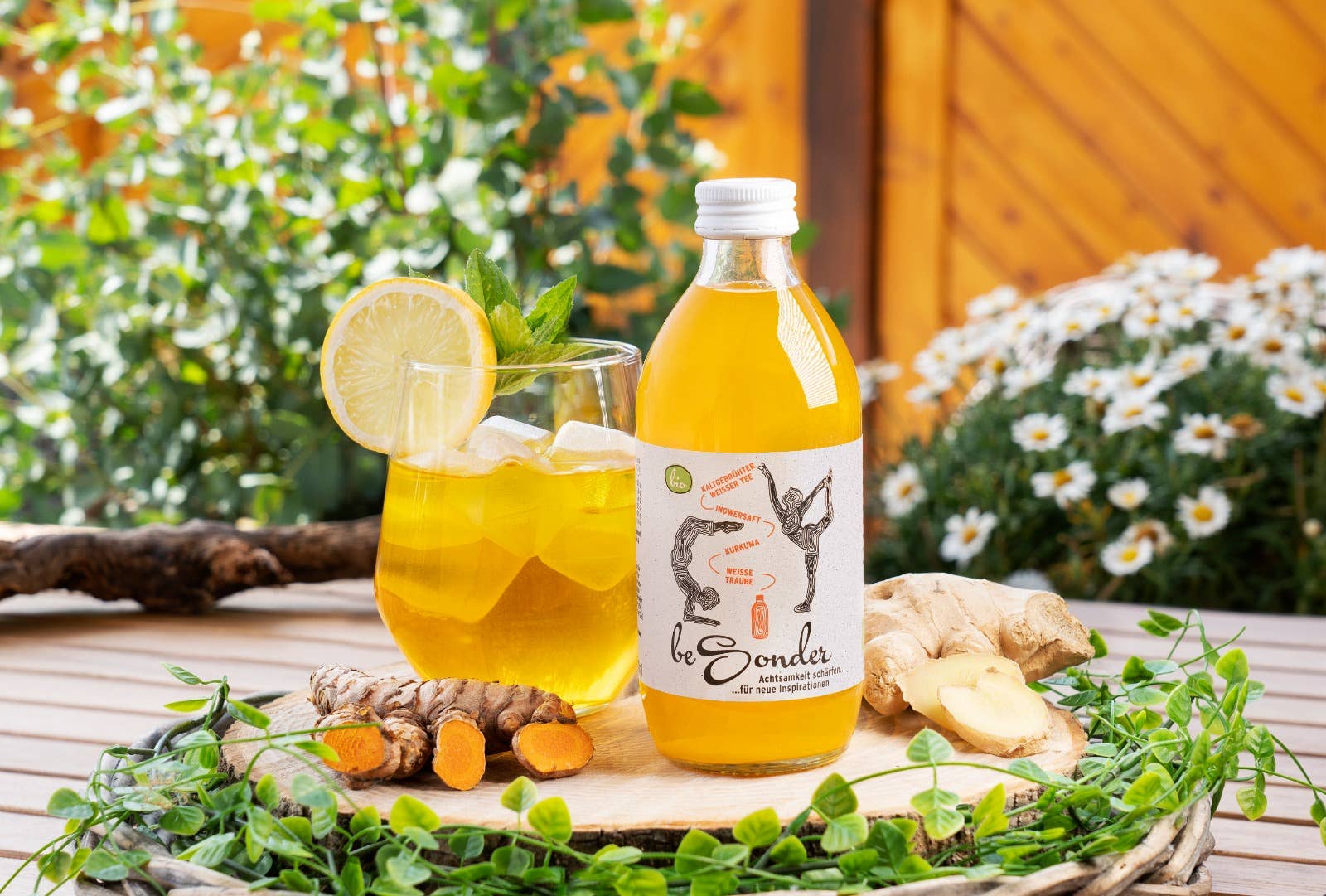 beSonder - Wholesale Health/Detox Tea - Turmeric ginger (organic), 330ml1