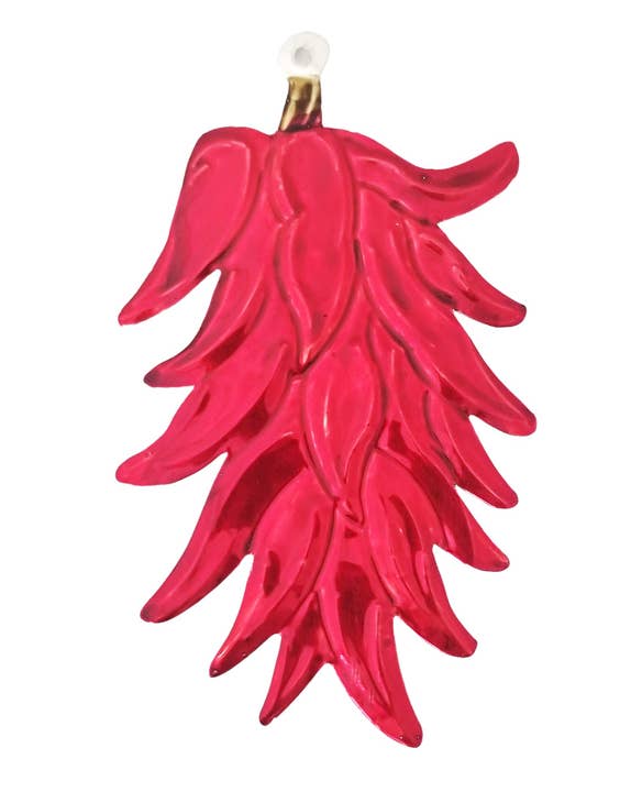 Sedona Spirit - Vente Objets de décoration - Ornement de ristra de piments rouges en étain