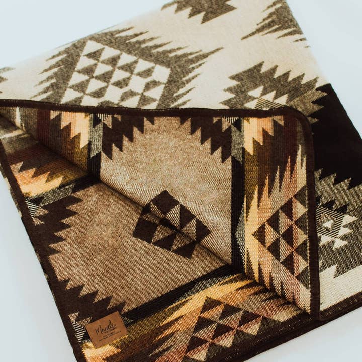 Meraki Movement - Wholesale Throw Blanket - Prairie Sunset Aztek Alpaca Throw Blanket9