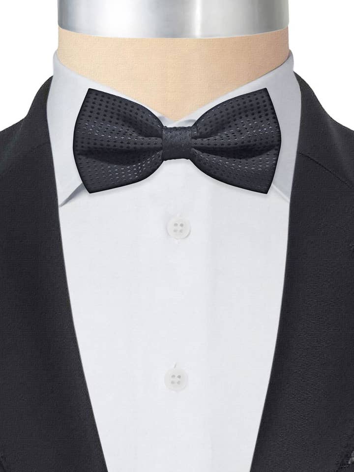 NŒUD PAPILLON NOIR À POIS pour la vente par Josvil