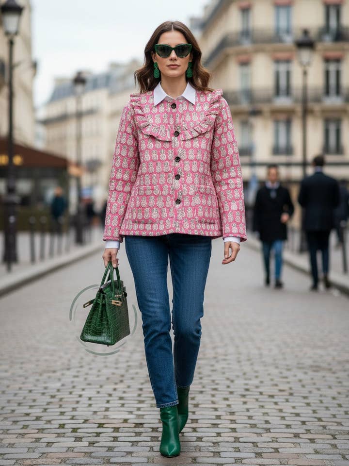 Emelia Quilted Reversible Jacket- COMING SOON for wholesale by Designerfriday