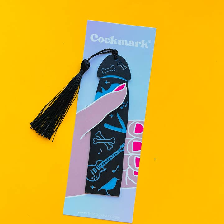 Cockmark - Wholesale Bookmark - Blackbird Cockmark Bookmark