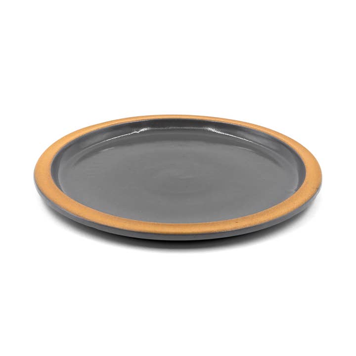 Set von 2 Tinge Clay Dinner - Grau für den Großhandel von BOMSHBEE