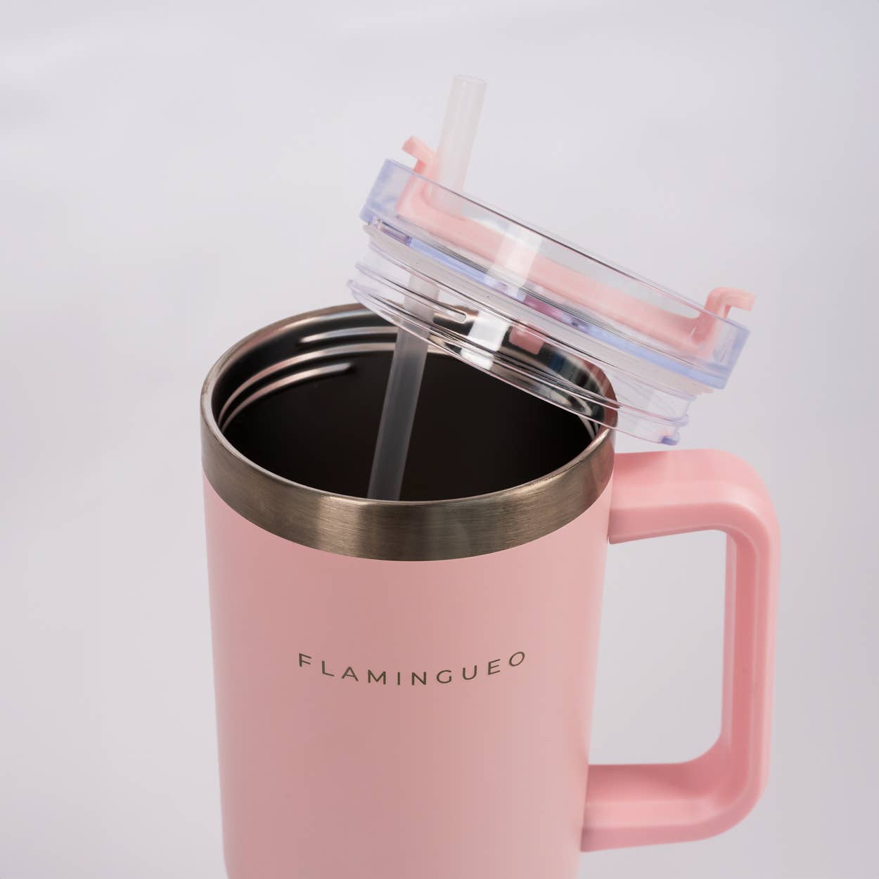 Flamingueo - Wholesale Insulated Mug/Tumbler - Pink thermos bottle stainless steel  4