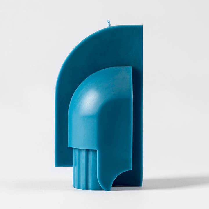 SOAPMEN Head Sculpture Candle — Frigid Wonderland - Blue for wholesale by BOLTBOLT