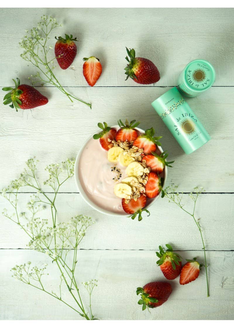 Eat Spain - Wholesale Salt - SAL de IBIZA Granito & Roasted Sesame Seeds pourer 2.6oz 73