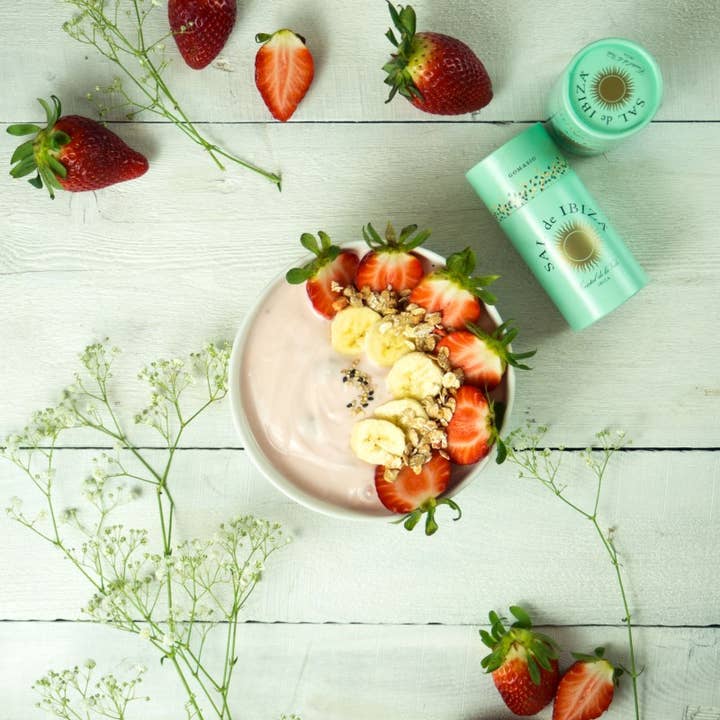 Eat Spain - Wholesale Salt - SAL de IBIZA Granito & Roasted Sesame Seeds pourer 2.6oz 73