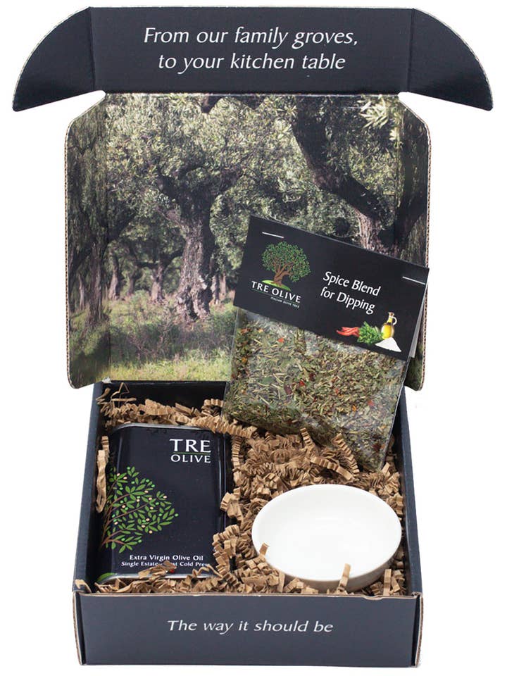 Piattino Gift Box for wholesale by TRE Olive