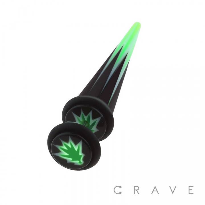 CRAVE - Vente Chaînes visage/corps - FAUX CÔNE ACRYLIQUE AVEC MARBRE DE MARIJUANA7
