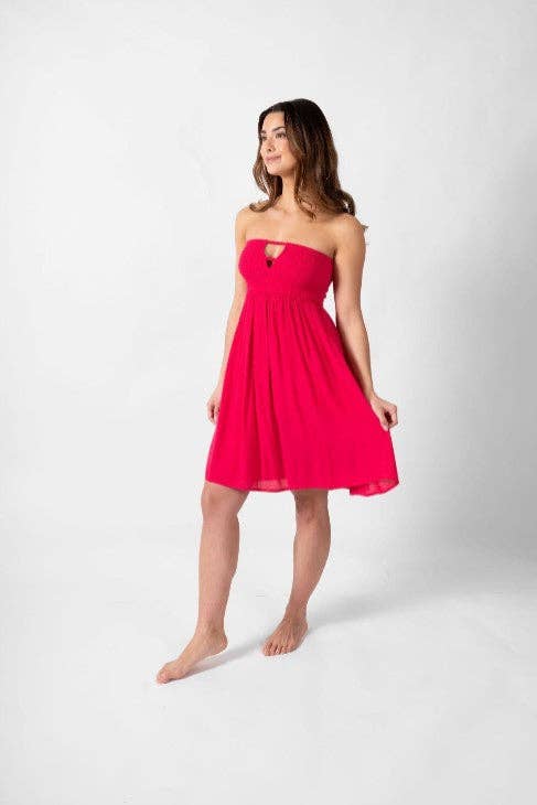 Koy Resort - Vente Robe – femme - Robe Mini Bandeau Sans Bretelles Miami2