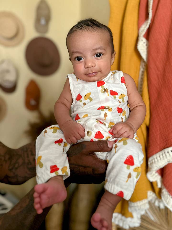 SIIX Collection - Wholesale Jumpsuit - Baby - Mushroom / Organic Bay Jumpsuit (Baby - Kids)