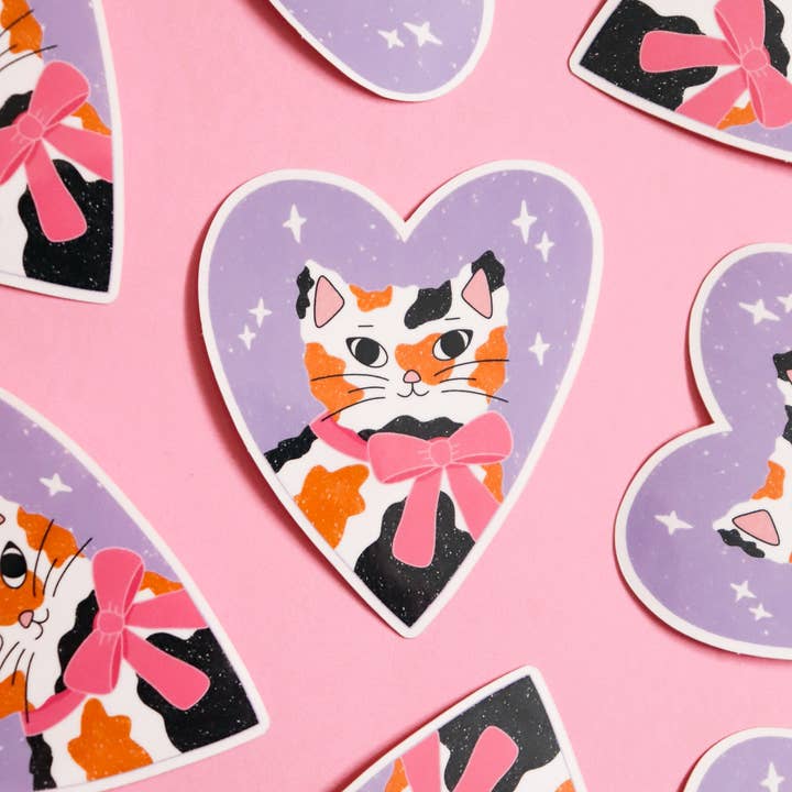 Day Dreamer Studios - Wholesale Sticker - Celeste the Cat | Glossy Waterproof Vinyl Sticker3