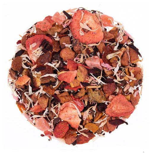 Be Mine Chocolate Strawberry Fruit Blend - Zeer laag cafeïnegehalte voor wholesale door Tea and Coffee Exchange