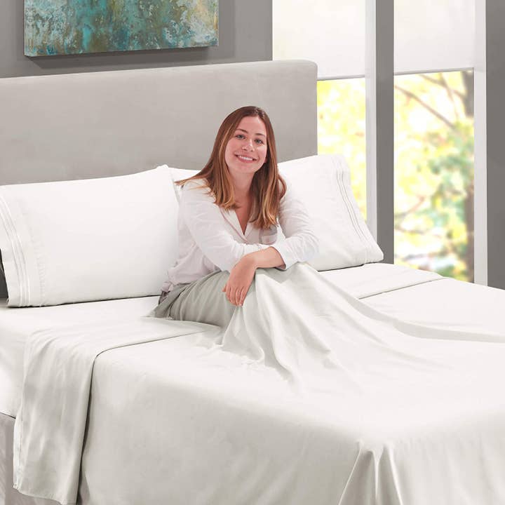 Clara Clark - Wholesale Sheet Set - 1800 Series Sheet Sets Assorted Soft Colors