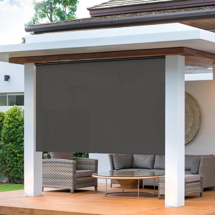 Heynemo - Wholesale Curtain - Outdoor Roller Shades for Patio with New Operation Mode4