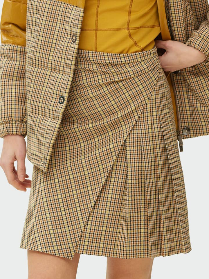 Crossed Skirt-Checkered for wholesale by OKY