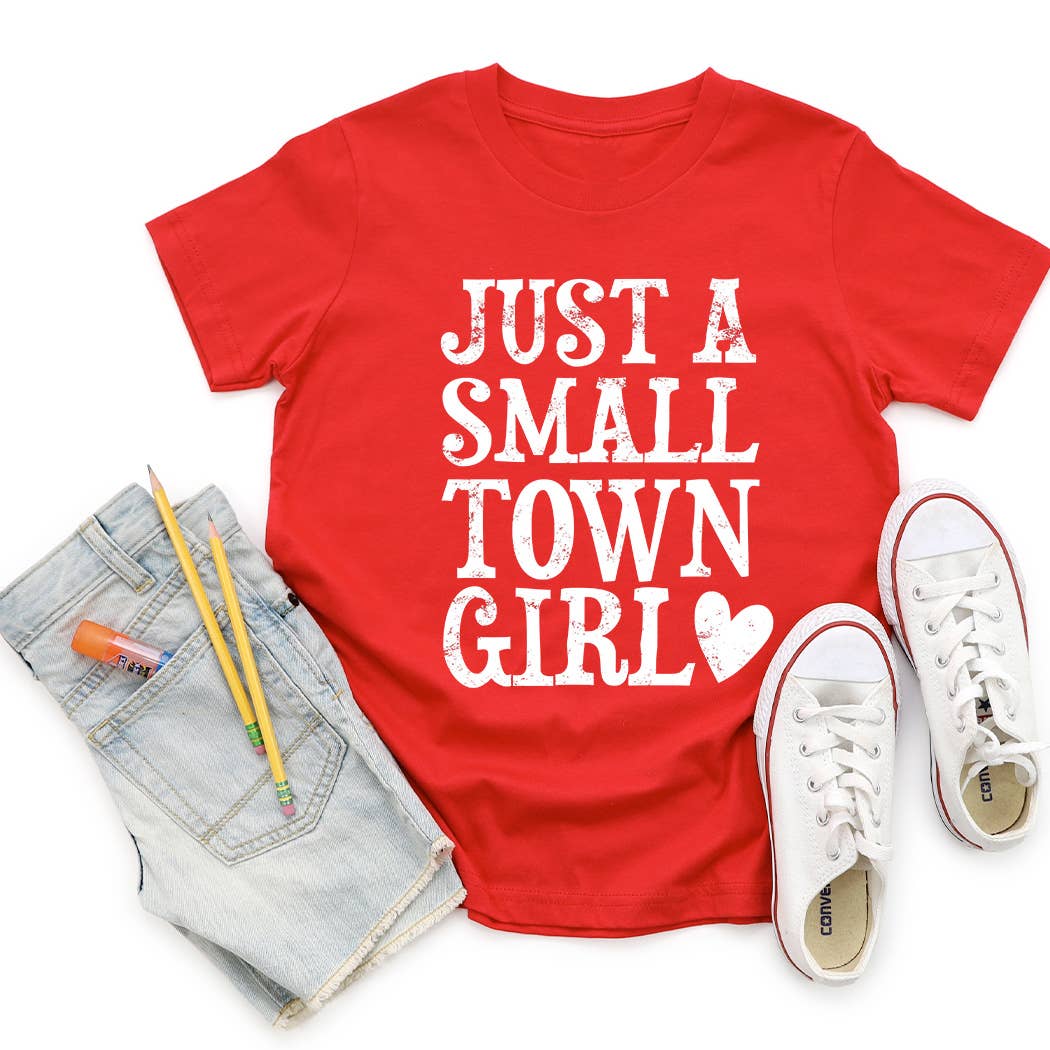 Kids By Kissed Apparel - Wholesale Screen Printed T-Shirt - Kids - Just a small town girl graphic tee5