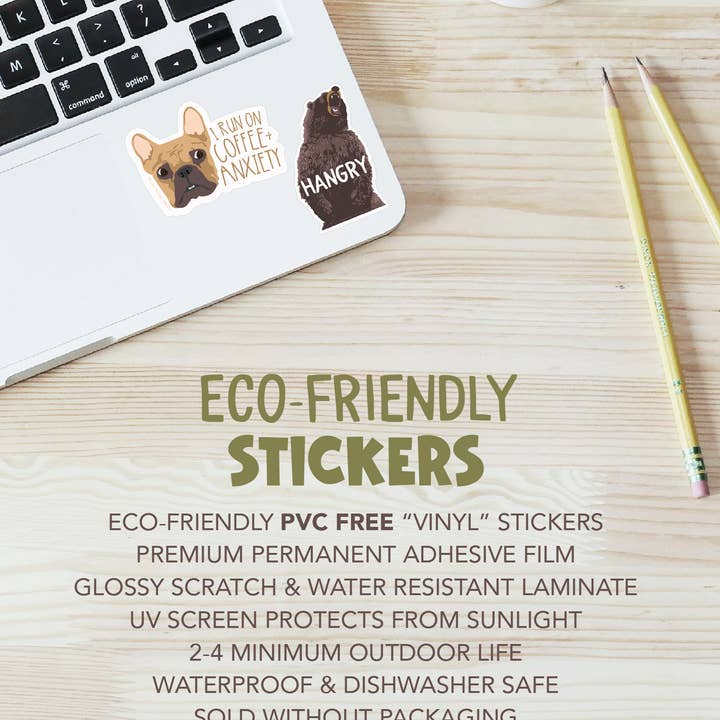 Modern Printed Matter - Wholesale Sticker - Feed Me Dino Pizza Sticker