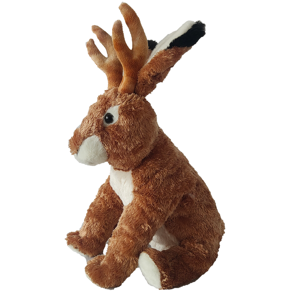 Texas Toy Distribution - Wholesale Stuffed/Plush Toy - Kids & Baby - Jackalope 12" Plush Stuffed Animal1