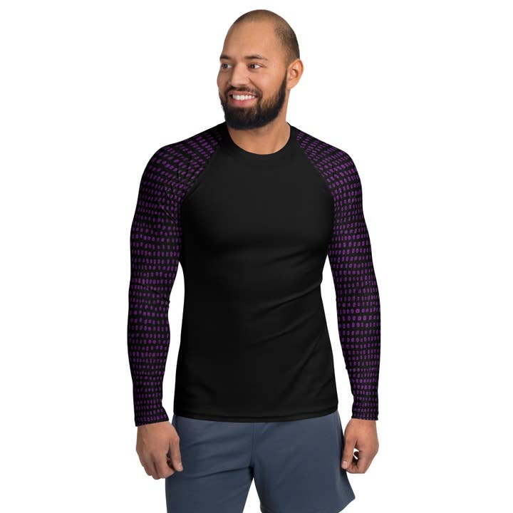 Boab Purple Men's Rash Guard for wholesale by Palet Theory