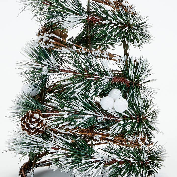 WORTH IMPORTS - Wholesale Christmas Decoration - 20" Snowy Pine Cone Tabletop Tree1