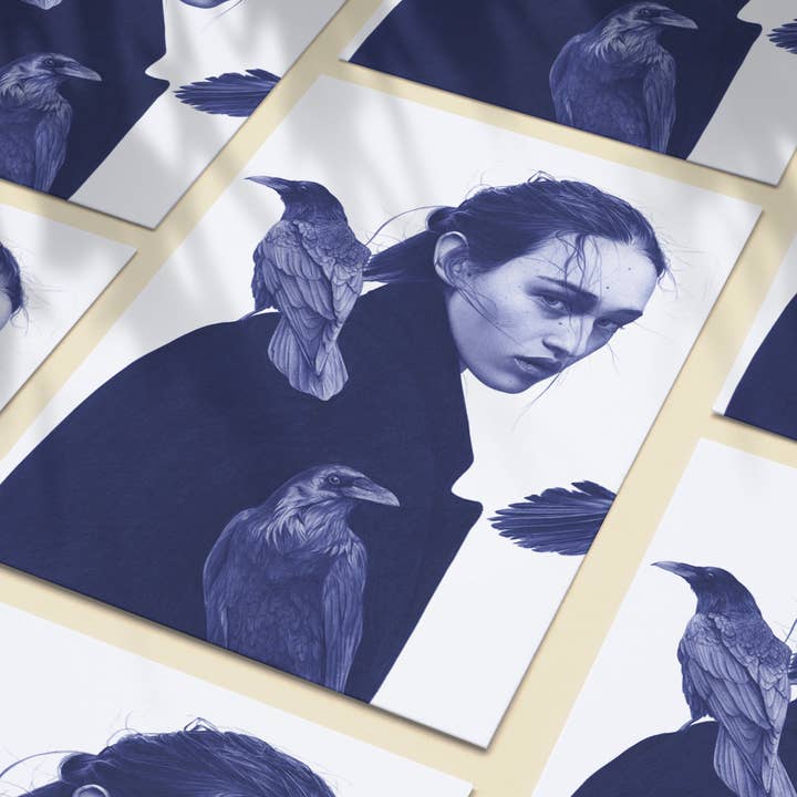 Belén Diz Juncal - Wholesale Art Print - Pen illustrations - Original art - Munin3