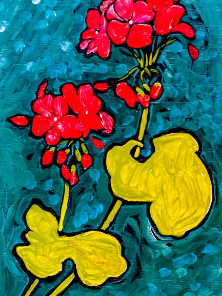 Mama's Geraniums by Ben Mann Poster Print for wholesale by Keep Calm Collection