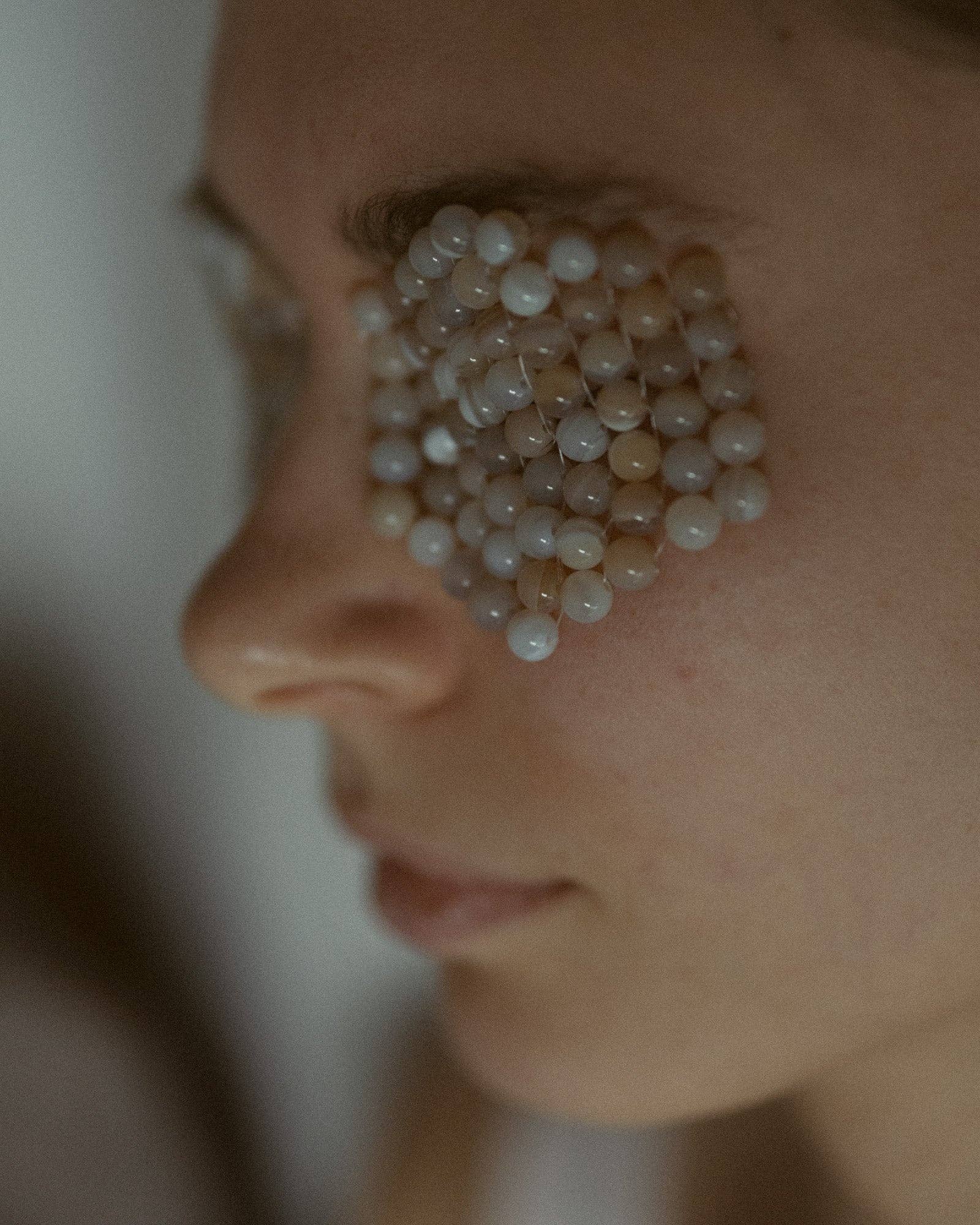 cure. - Vendita all'ingrosso Maschere trattamento occhi - Patch occhi in pietra naturale di agata fatti a mano9