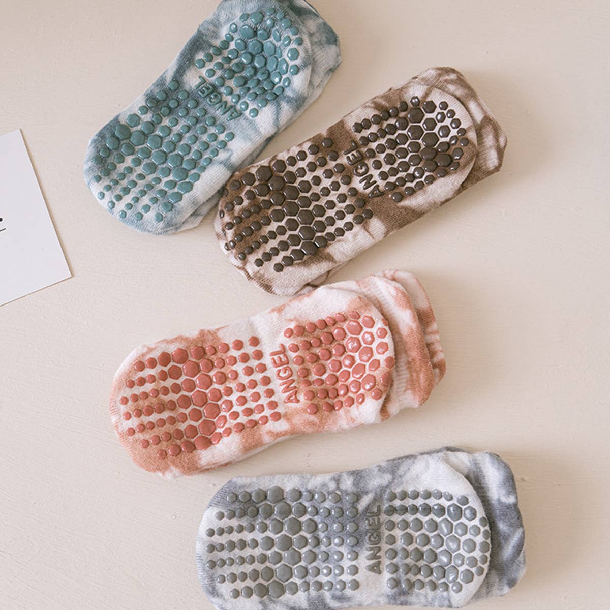 ACCITY - Wholesale Socks - Women's - WOMEN YOGA ANTI-SLIP TIE-DYED SPORTS SOCKS_CWMS024512