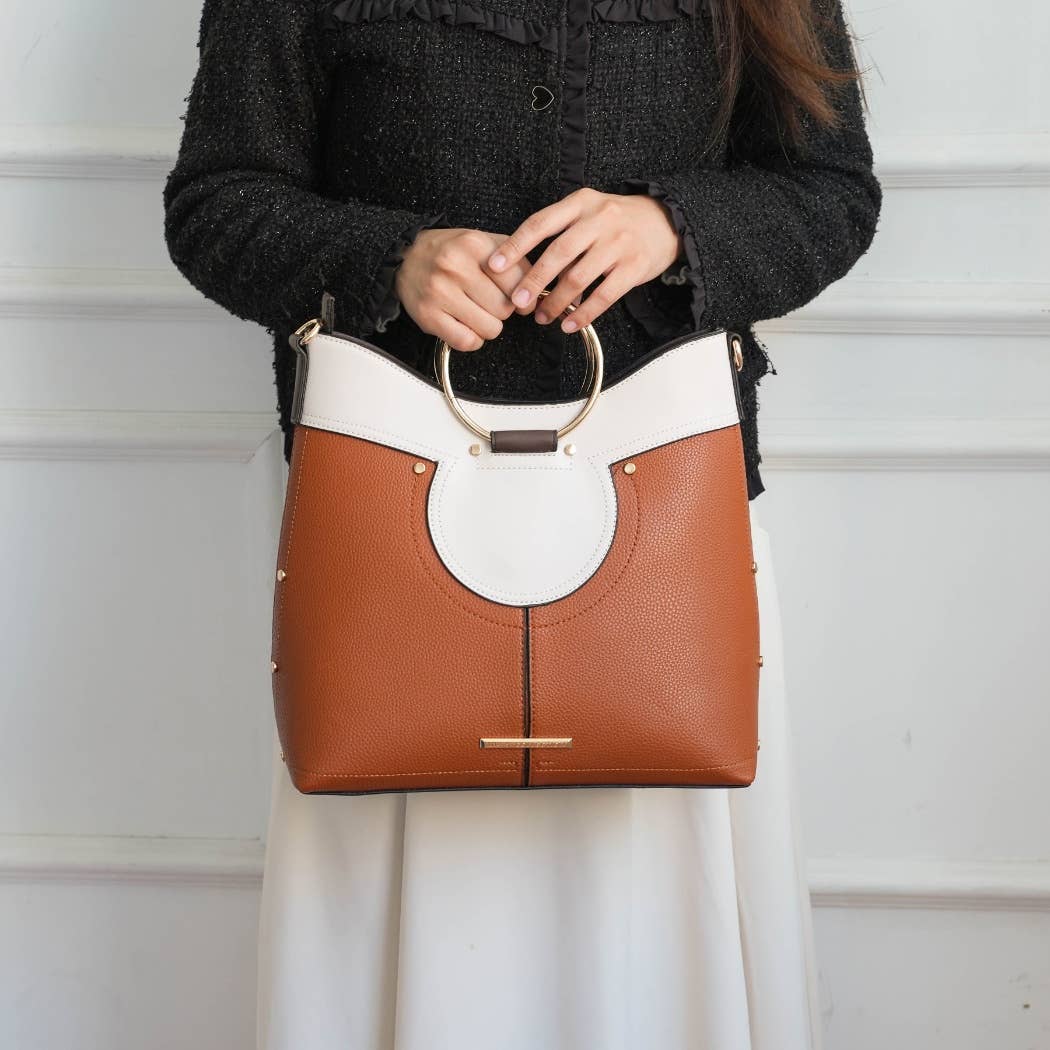 MKF Collection - Wholesale Top Handle Bag - Women's - MKF Kylie Top Handle Satchel Handbag Vegan Leather12