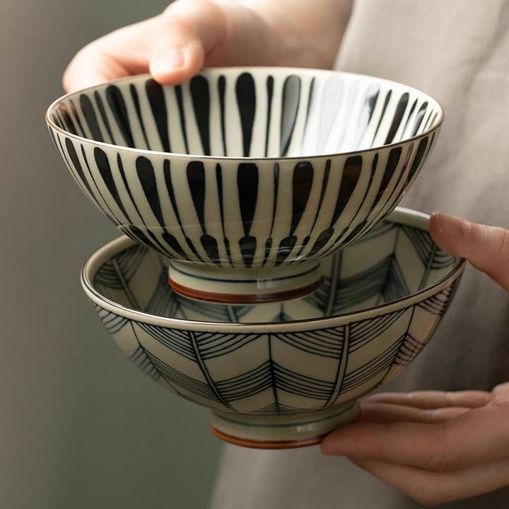 Ciotola in ceramica Mino-yaki dallo stile minimalista e retrò per la vendita all'ingrosso da parte di MinoCraft