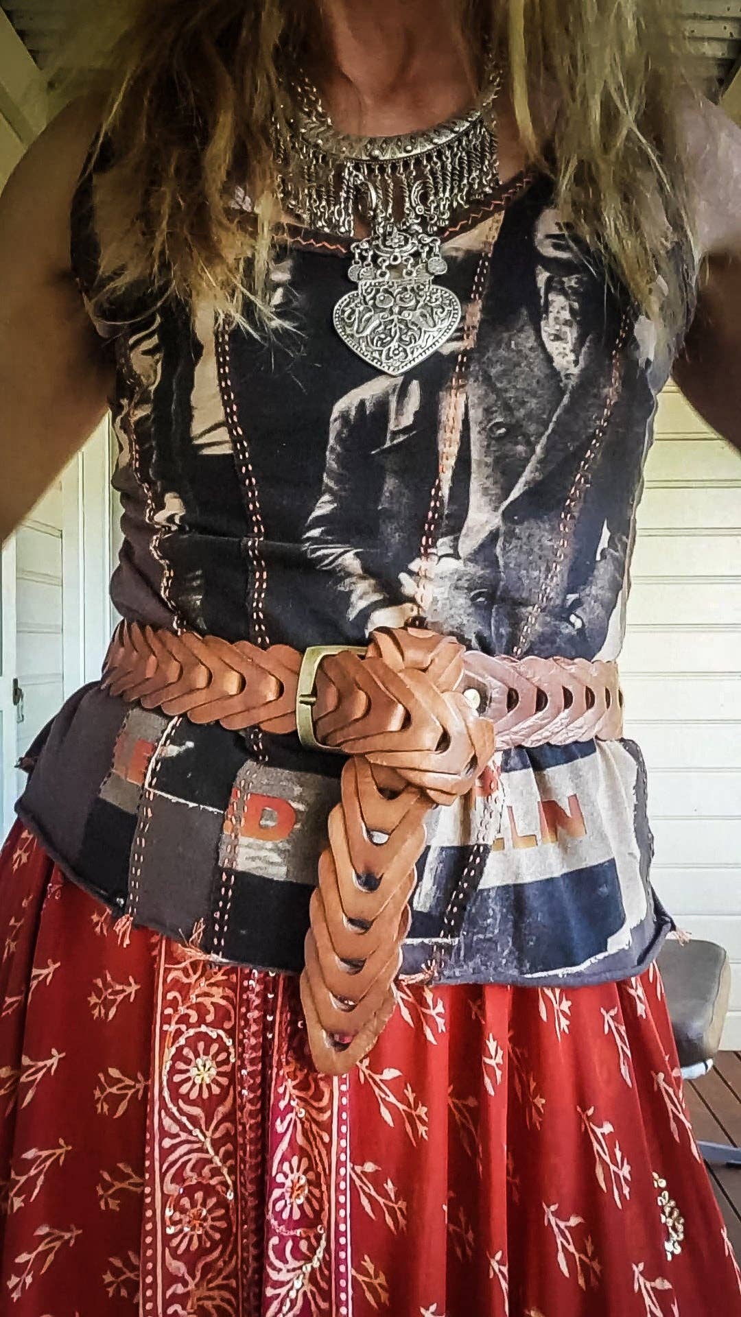 TABOO FASHION – wholesale Belt – Women's – Cobra Chain Leather Belt/Horseshoe 11