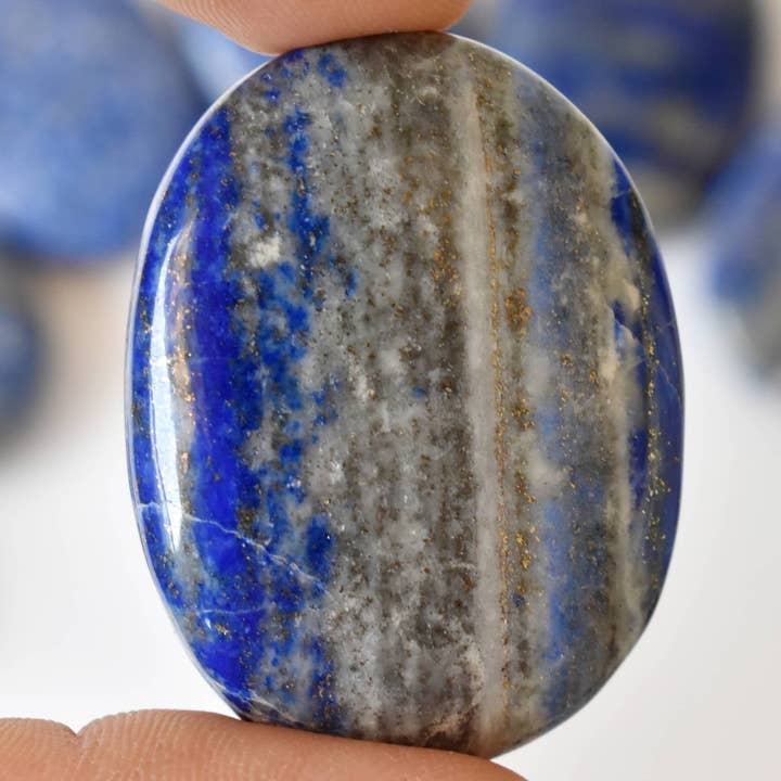 Soothing Crystals - Wholesale Spiritual Stone/Crystal - Palm Stones | Lapis Lazuli | Thumb Crystal | Pocket Gemstone