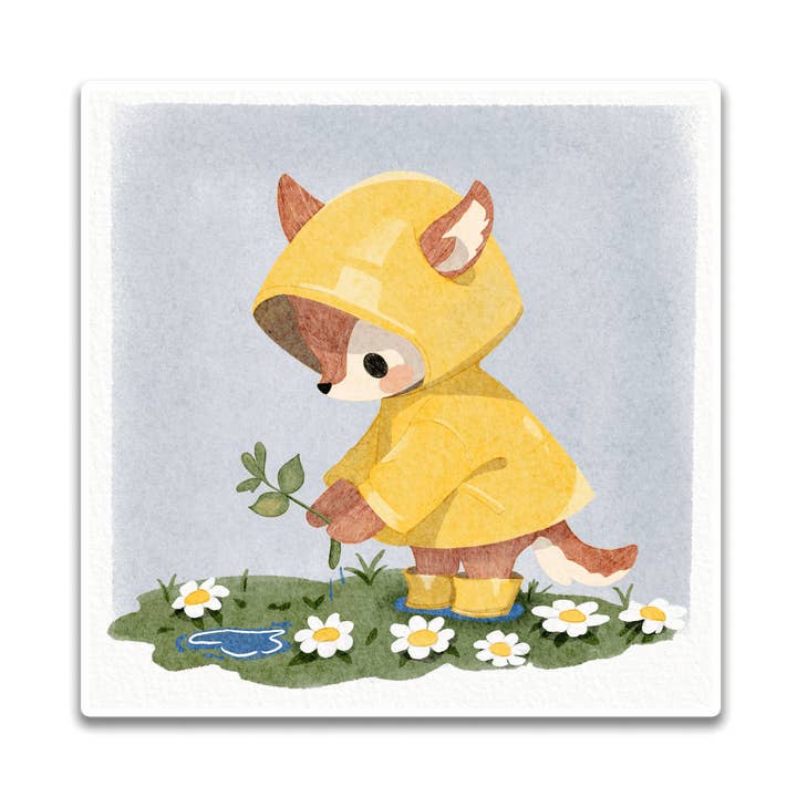 Rainy Day Deer Sticker for wholesale by Stick With Finn