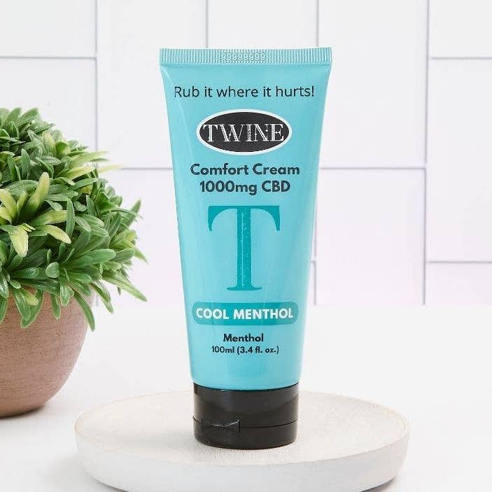 CBD Topical Lotion Comfort Cream - Pain Relief -Cool Menthol for wholesale by Twine