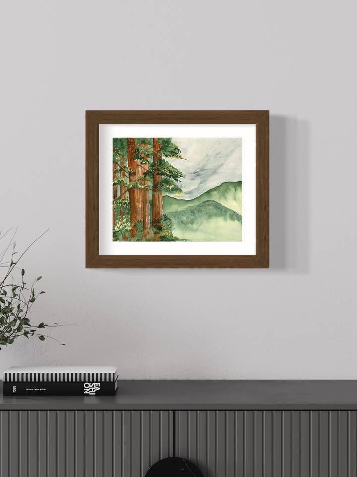 Deep into the Green - Impression giclée pour la vente par True Blue Textile Studio