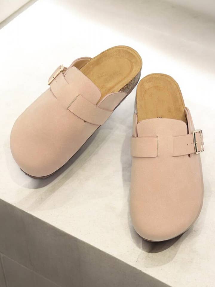 DUSTY PINK BERK-64 CLOG SLIDE for wholesale on Faire