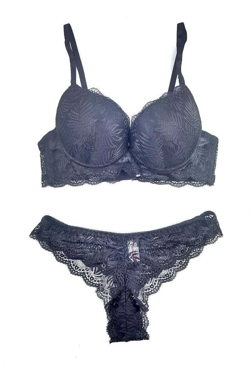 Belle Com'Elle – wholesale Lingerie Set – women's – Bra & String Set with frame/JN7201B0