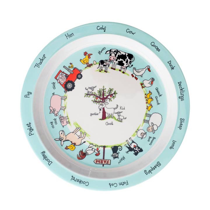 Tyrrell Katz - Wholesale Dinner Plate - Kids & Baby - Kids Farm Melamine Plate